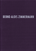 cover for Bernd Alois Zimmermann Werkverzeichnis Hardcover, German