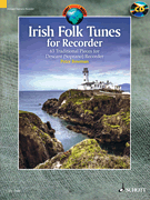 cover for Irish Folk Tunes for Descant Recorder