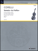 cover for Sonata La Follia D minor, Op. 5/12