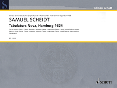 cover for Tabulatura Nova, Hamburg 1624 - Part 3