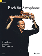 cover for Bach for Saxophone: 3 Partitas - BWV 1002, BWV 1004, BWV 1006