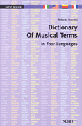 cover for Dictionary of Musical Terms in Four Languages