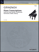 cover for Piano Transcriptions