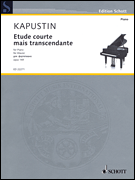 cover for Etude courte mais transcendante, Op. 149