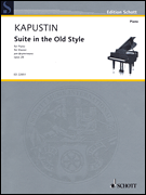cover for Suite in the Old Style, Op. 28