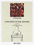 cover for Concerto in G Minor L'estate (Summer) from The Four Seasons RV315, Op.8 No.2