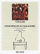 cover for Concerto in F Major for Flute Strings and Basso Continuo La tempesta di more Op.10 No.1, RV433