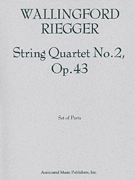 cover for String Quartet No. 2, Op. 43