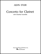 cover for Concerto for Clarinet and Chamber Ensemble (1962)