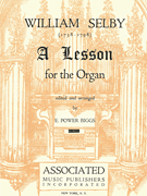cover for Lesson for the Organ