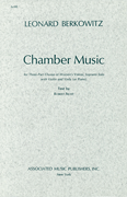 cover for Chamber Music For Three Part Chorus Of Womens Voices ,Soprano Solo With Violin And Vio