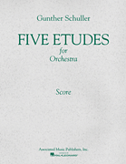 cover for 5 Etudes for Orchestra (1966)