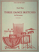 cover for Three Dance Sketches for Percussion Quartet
