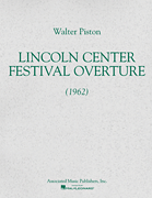 cover for Lincoln Center Festival Overture (1962)