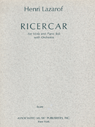 cover for Ricercar (1968)