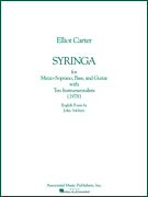 cover for Syringa (1978)