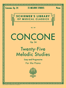 cover for 25 Melodic Studies, Op. 24