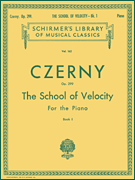 cover for School of Velocity, Op. 299 - Book 1