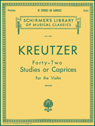 cover for Kreutzer - 42 Studies or Caprices