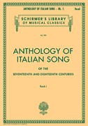 cover for Anthology of Italian Song of the 17th and 18th Centuries
