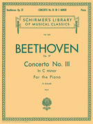 cover for Concerto No. 3 in C Minor, Op. 37 (2-piano score)