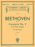 cover for Concerto No. 5 in Eb (Emperor), Op. 73 (2-piano score)