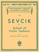 cover for School of Violin Technics, Op. 1 - Book 2