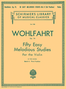 cover for 50 Easy Melodious Studies, Op. 74 - Book 2