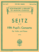 cover for Pupil's Concerto No. 5 in D, Op. 22