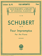 cover for 4 Impromptus, Op. 90