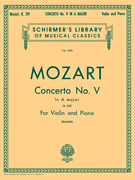 cover for Concerto No. 5 in A, K.219