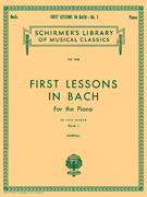 cover for First Lessons in Bach - Book 1