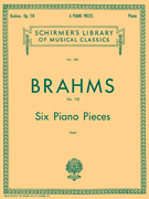cover for Six Piano Pieces, Op. 118