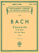 cover for Concerto in D Minor (2-piano score)