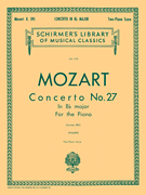 cover for Concerto No. 27 in Bb, K.595