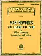 cover for Masterworks for Clarinet and Piano