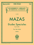 cover for Etudes Speciales, Op. 36 - Book 1