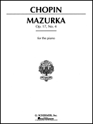 cover for Mazurka, Op. 17, No. 4 in A Minor