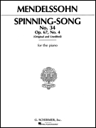 cover for Spinning Song, Op. 67, No.34