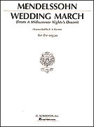 cover for Wedding March from A Midsummer Night's Dream