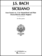 cover for Siciliano Sonata No. 2