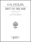 cover for Bist du bei mir (Thou Art My Joy)