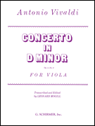 cover for Concerto in D Minor, Op. 3, No. 6