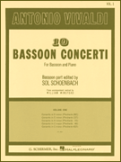 cover for 10 Bassoon Concerti, Vol. 1