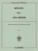 cover for Sonata for 10 Winds