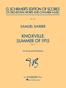 cover for Knoxville: Summer of 1915