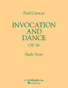 cover for Invocation and Dance, Op. 58