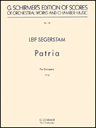 cover for Patria for Orchestra (1973)