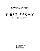 cover for First Essay for Orchestra