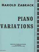 cover for PIANO VARIATIONS